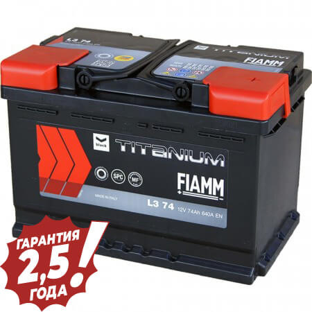 Аккумулятор Fiamm Diamond - 74Ah 640A                                                                                                                                                                                        