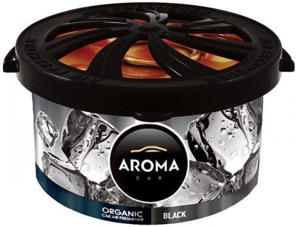 Ароматизатор Aroma Car Organic - Black 40g                                                                                                                                                                                        