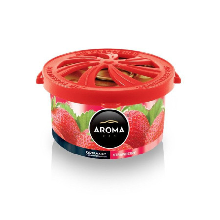 Ароматизатор Aroma Car Organic - Strawberry 40g                                                                                                                                                                                        