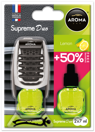 Ароматизатор на дефлектор AROMA CAR SUPREME DUO - Lemon                                                                                                                                                                                        