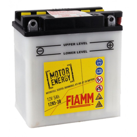 Fiamm - Moto 7904454 12N5.5-3B (12V/5.5Ah)                                                                                                                                                                                        