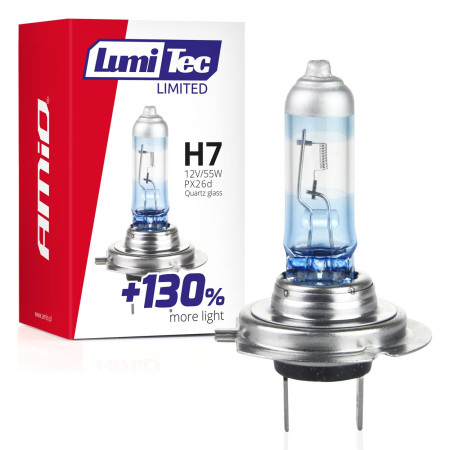 галогенная лампа H7 12V 55W LumiTec Limited +130%                                                                                                                                                                                                                                                