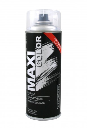 Лак бесцветный глянцевый Maxi Color 400ml